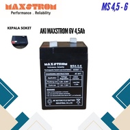 Aki Kering VRLA Maxstrom 6V 45Ah