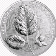 Silver Beech leaf Germania mint 2023 1 oz silver coin