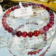 天然濃色彩尖晶石5mm手珠增加溝通能力自信與勇敢寶石不改手圍