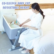 Co-sleeper Baby Cot w 5 Adjustable Height