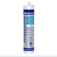 Selleys S301 S601 Silicone Sealant Fungus Resistant Black Clear White Grey 330G