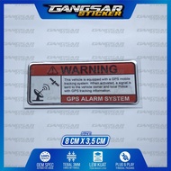 emblem timbul gps alarm system / emblem mobil gps tracking