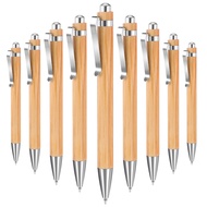 [fastour]50Pcs Bamboo Pen Wood Ballpoint Pen Thank You Pen Bulk Appreciation Gift for Women Men Teac