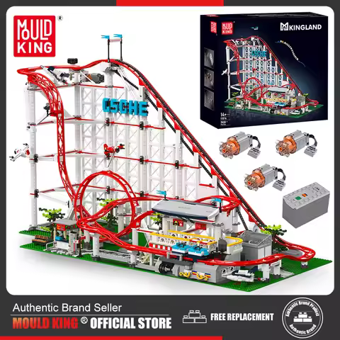 Mould King 11014 Technical Roller Coaster Building Block The Motorized Roller Coaster Model Set Comp