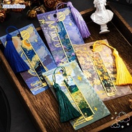 SSUNSHINE Reading Book Clip, Metal Oil Painting Metal Bookmark, Multifunctional Sunflower Lotus Holl