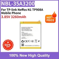 High Quality 100% New Replaceable Battery NBL-35A3200 3.85V 3260mAh For TP-link Neffos N1 TP908A Mob