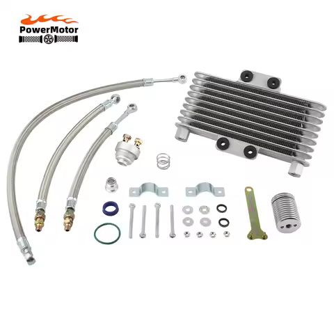 Motorcycle Radiator Oil Cooler Kit for Honda CB CG 100CC-250CC 125Ml Aluminum Engine Cooling Motocro