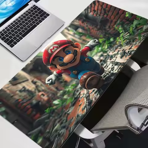 Mouse Pad Anime Gamer Large 800x400 S-Super M-Mario Tablet Varmilo Keyboard Carpet Kawaii Gaming Acc