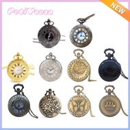 PETIYOUZA Men With Necklace Vintage Steampunk Pocket Watch Fob Watches Pocket