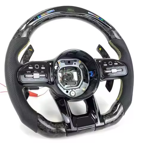 Carbon Fiber LED Steering Wheel Fit for Benz W211 W212 W213 W221 W463 W464 C217 W221 W222 W204 W205 
