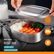TaffHOME Stainless Steel Lunch Box 410 650ml - HS410