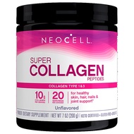 Neocell, Super Collagen™ Powder, Unflavored, Type 1 & 3, 6600 mg, 7 oz (198 g)