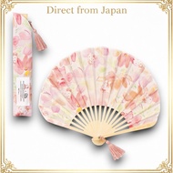 Wpc. Patterns Sanrio Characters Folding Hand Fan Pink Hello Kitty