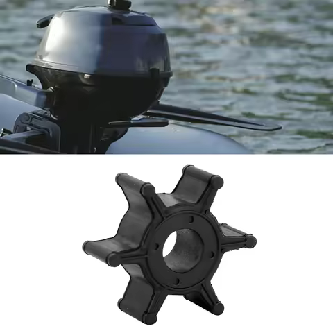 6L5-44352-00 Boat Outboard Water Pump Impeller Fit for Yamaha 3A & Malta 2 Stroke Outboard Models