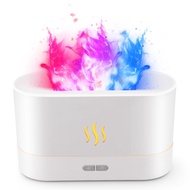 Essential Oil Diffuser Humidifier, Upgraded 7 Flame Color Noiseless Air Aroma Diffuser for Bedroom H