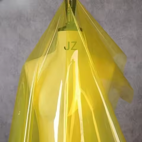 Tpu Fabric Waterproof Raincoat Pvc Jelly Film Environmentally Friendly Wear-Resistant Transparent Li