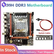DDR3 Memory Module Support X99H Motherboard Kit LGA2011-V3 4X DDR3 Slots M. 2 NVME Interface for E5-