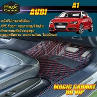 Audi A1 2010-2017 Hatchback Set B (เฉพาะห้องโดยสาร2แถว) พรมรถยนต์ Audi A1 2010-2017 พรม6D VIP Magic Carmat