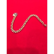 40693 Bracelet / Hand Chain #Sauh #Big Leaf
