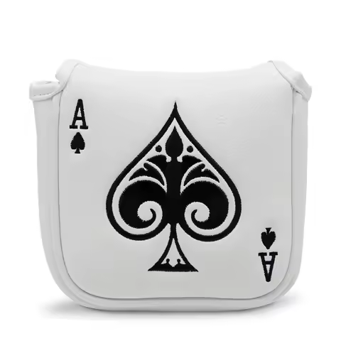 Barudan Golf Ace Heel Shaft Mallet Cover Square Mallet Putter Cover Headcover Magnetic for Scotty Ca