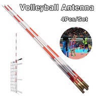 1 Pair Volleyball Antenna Set Detachable Match Volleyball Emblem Pole Volleyball Equipment Volleybal