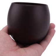 3X Wooden Yerba Gourd Mate Tea Set Handmade Natural Wood Coffee Water Mate Cup with Spoon Straw Brus