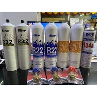 Gas Aircond Small Cylinder / Gas Aircond tong kecil R22 R410A R32 R134A R600