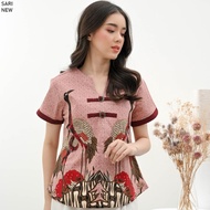 Atasan Batik Wanita Blouse Wanita / Batik / Batik Jumbo / Sari