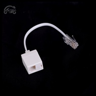 [8C11] RJ11 6P4C Female To Ethernet RJ45 8P8C Male F/M Adapter Converter Cable Phone [8C]
