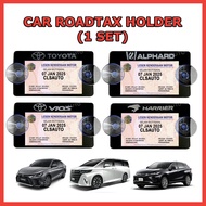 Roadtax Holder Car Accessories for Toyota Vellfire Alphard Estima Camry Vios Altis