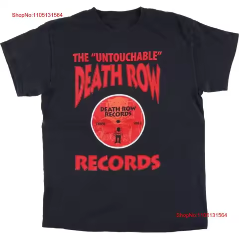 DEATH ROW RECORDS Rap T shirt Men's M size eaa530961 vintage Washed homme Casual fashion Top For Eve