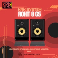 KRK ROKIT 5 RP8 GEN 5 8-INCH STUDIO MONITOR, PAIR