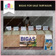 ◲ § BIGAS FOR SALE Tarpaulin Banner  Bigas For Sale Tarpaulin  FREE Eyelets  3 sizes available