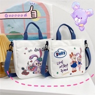 Children Canvas Bag Crossbody Student Shoulder Bag Canvas Bag