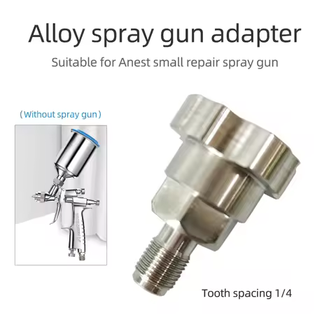 Spray Gun Connector 4/1Adapter For Iwata LPH-80 Spray Gun Cup Adapter Pot Joints For Spray Gun Dispo