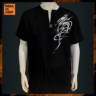 Obra ni Juan Authentic Casual with print  - Black  (#2107)