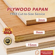 [ FREE Custom Cut ]  Plywood Papan 3mm / 9mm / 15mm | DIY cabinet | HOUSE OF WOOD