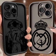 R-Real-M-Madrids R-Ronaldos Phone Case for iphone 17 16 15 14 13 12 17Air 16E Pro Max Plus Soft Casi