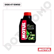 MOTUL 4T 5100 15W50 ENGINE Oil 1 LITTER 100% ORI MOTUL DOTOMOMO
