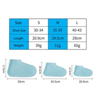 Reusable Non-slip Rain Shoes Covers Waterproof Silicone Shoe Cover Accessories