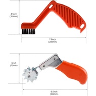 SPTA Polishing Pad Conditioning Brush, Polishing Spur Tool Set,Wool Buffing Pad Cleaning Spur Tool+ 