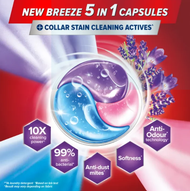 Breeze 5 In 1 Capsules Pouch Fresh Lavender (420g)