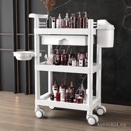 Small Car Courtyard Instrument Light Luxury Shelf Storage Trolley Mobile Trolley Tool Cart B4LL