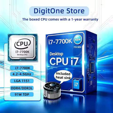 Intel Core i7 7700K boxed 4.2GHz Quad-Core Eight-Thread 8M 91W CPU Processor LGA 1151