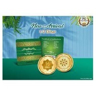[10% CASHBACK] 1/2 Dinar Local Minted (999.9) Public Gold (Pos guna J&T)