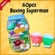 60pcs KHY Boxing Superman Coconut Jelly flavoured beverage nata drinks (halal)