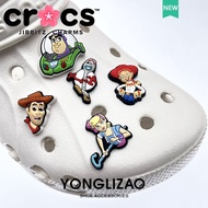 Jibbitz cross charms Shoe Buckle Hole Shoe Accessories Toy Story Series 202 New Style cross Shoe Flo