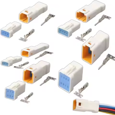 1Sets JST JWPF Type Automotive Waterproof Cable Connector 2 3 4 6 8 pin Male Female Butt Plug JWPF-V