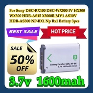 For Sony DSC-RX100 DSC-WX500 IV HX300 WX300 HDR-AS15 X3000R MV1 AS30V HDR-AS300 NP-BX1 Np Bx1 Batter