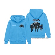 TITAN TV MAN KIDS ZIPPER JACKET ALL MECHA TV MAN/ TITAN TV MAN BOYS AND GIRLS CLOTHING/ TITAN TV MAN